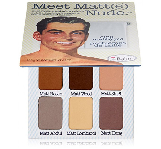Палетка теней theBalm Palettes Meet Matte Nude Eyeshadow Palette
